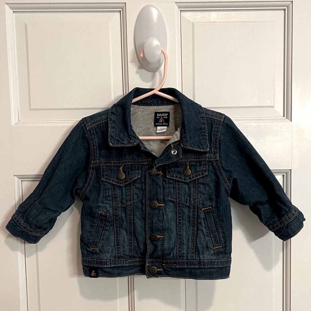 Baby Gap Lined Denim Jacket - Toddler size 12-18mos